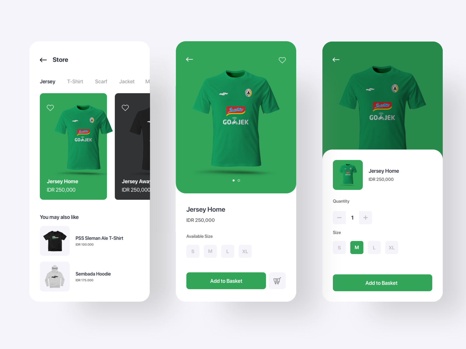 PSS Sleman store app concept by Rahmat Kholis on Dribbble