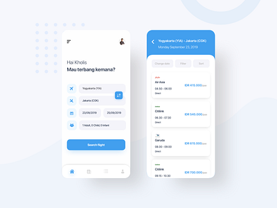 Booking Ticket App Design