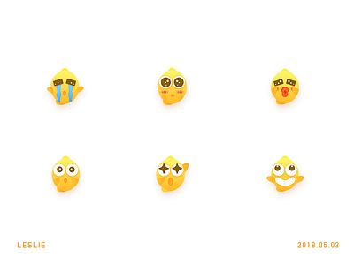 Dribbble animation expression fish sticker