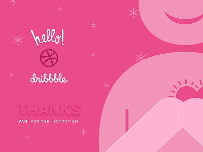 Hi There! So happy to be here. dribbble