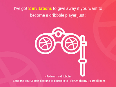 Dribbble Invite begineer dribbble invite shot