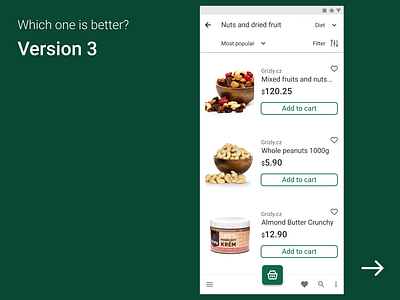 Honestmarket Version 3 Mid-Fi concept app grocery honestmarket shop shopping app ui ux