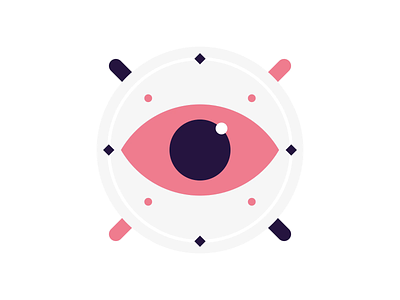 Abstract Eye abstract after effects animation animator blink eye flat freelance freelancer gif illustrator jezovic loop motion motion design motion graphics pink remote simple vector