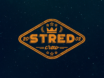 Stred Crew crew dance logo mark space stred style symbol texture vector vintage