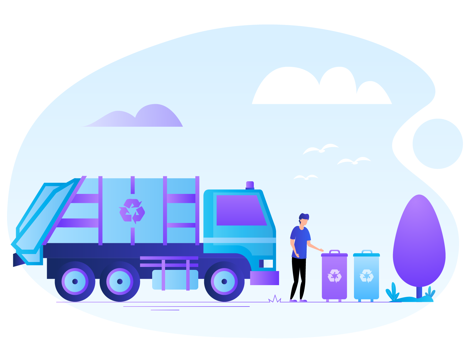 Waste Management Services by Jakub Jezovic on Dribbble