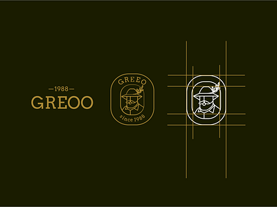 GREEO logo branding craft graphicdesign greece grids identity izologotype logo logodesign oil olive
