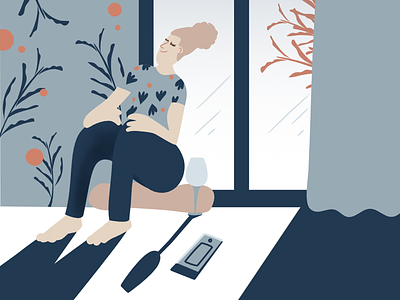 My 2020🙄 digitalillustration flat girl ilustration lifestyle vector vectorillustration