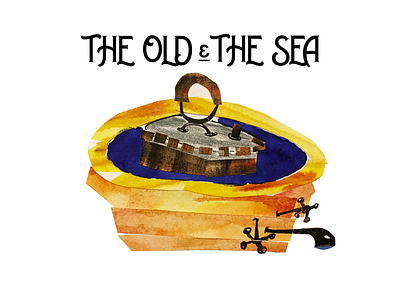 The old&the sea collage design graphic illustration poster posterdesign