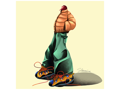 Ugly shoes art character digital digitalart drawings fashion illustration illustrator man procreate style uglyshoes