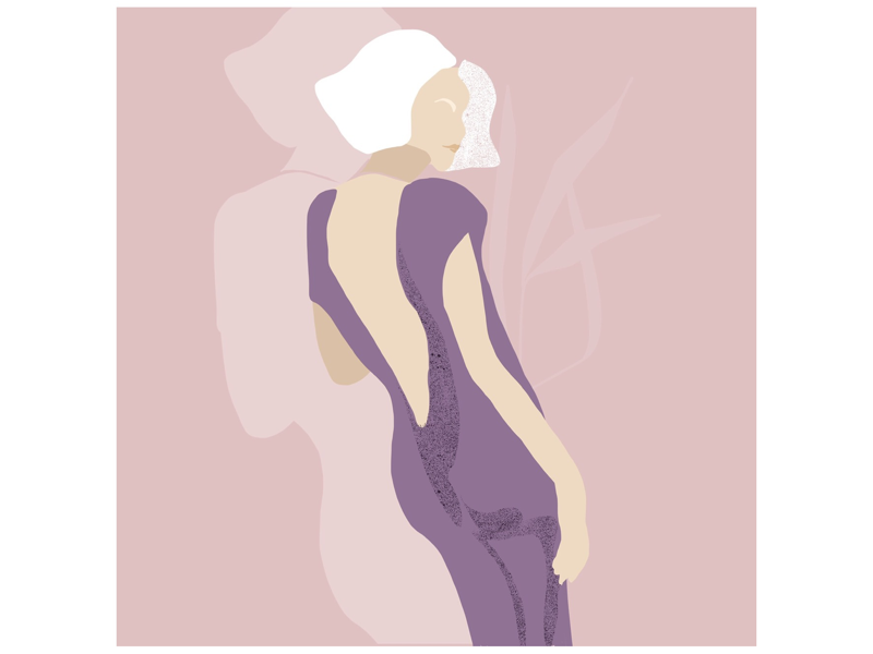 Its party time holiday celebrity dresscode cocktails party drawings minimalism simple flat digitalart illustration