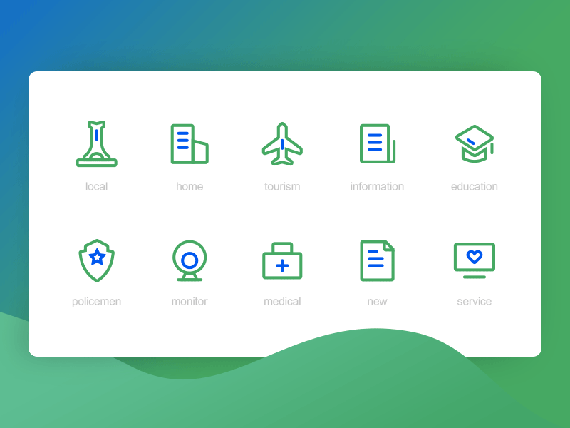 2019 First wave_Icon small exercise icon icon app ui uiux