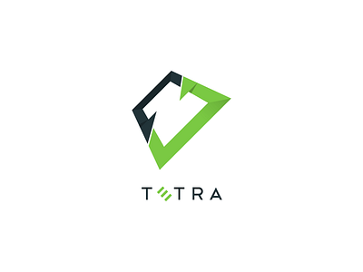 Tetra Logo brand branding creative design identity logo logotype mark minimal symbol tetra vector