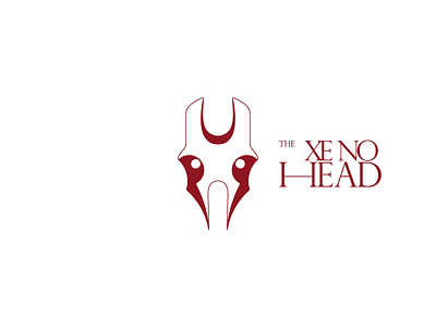 The Xeno Head Logo / XH Monogram brand branding creative identity logo logotype monogram sign vector xeno