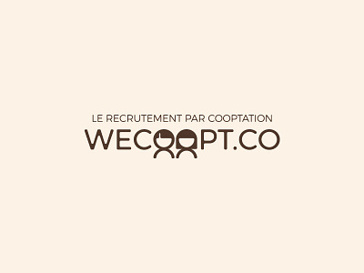 Wecoopt.co Logo brand branding creative design identity logo logotype minimal recruitment vector