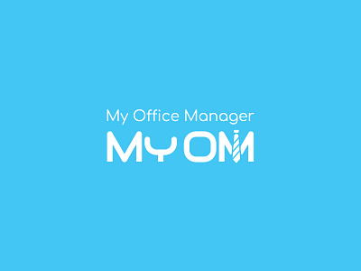 My OM Logo brand branding creative design identity logo logotype manager minimal vector