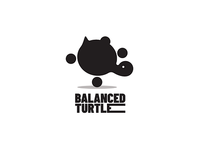 Balanced Turtle Logo brand branding creative design identity logo logotype minimal turtle vector