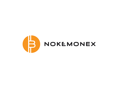 Nokemonex Logo bitcoin brand branding creative design identity logo logotype minimal vector