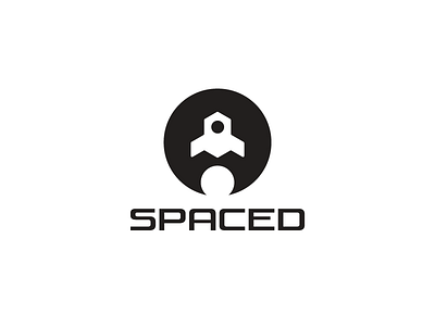 Spaced Logo brand branding creative design identity logo logotype minimal spaced spacedchallenge vector