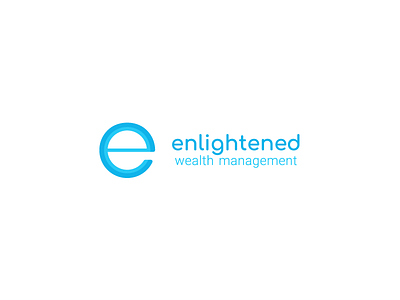 Enlightened Wealth Management Logo brand branding creative design enlightened identity logo logotype mark minimal vector wealth