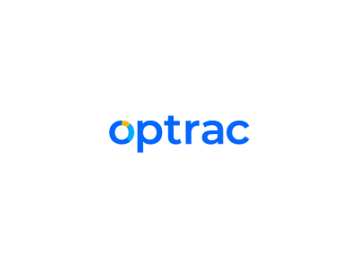 Optrac Logo Design brand branding circle chart creative design identity logo logotype minimal simple software tracking