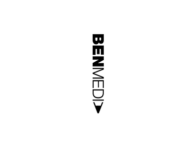BenMedia Logo adobe illustrator branding branding and logo design branding identity icon identity and branding logo logo design minimal logo modern logo pen pensil