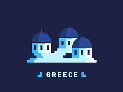 Greece Blue House