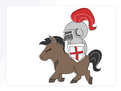 St.George's Day Knight and Horse Drawing day drawing george handdrawing horse illustration knight pen st.george stgeorge tablet wacoom