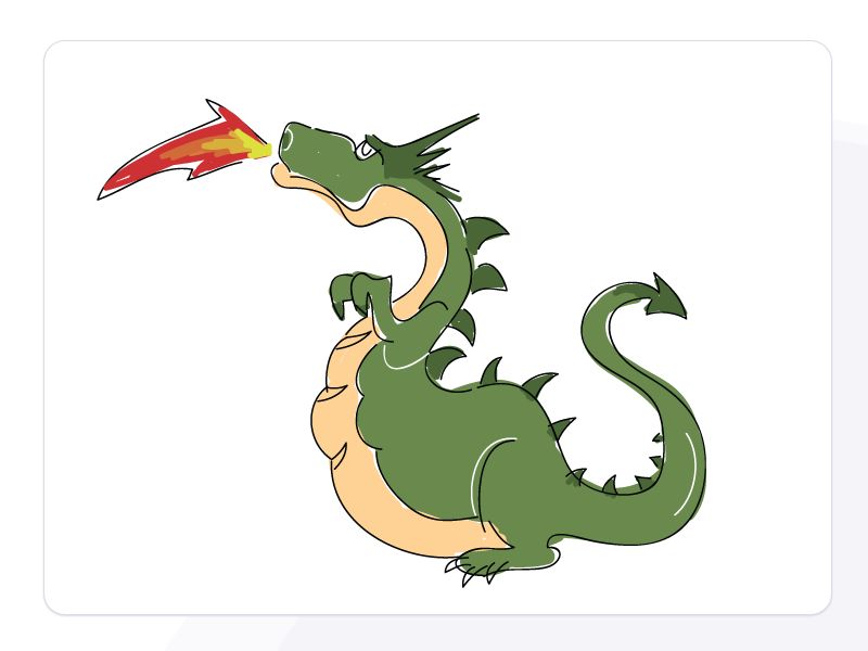 St. George's Day Dragon Drawing by Merve Gürel Us on Dribbble