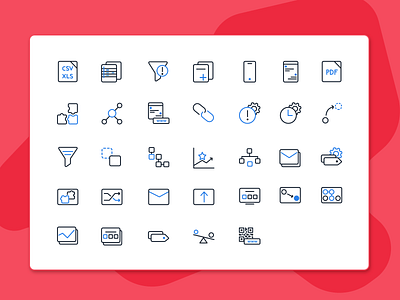 Landing Page Icon Set for Pisano