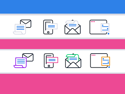 Channels Icon Design Examples