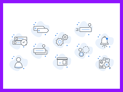 Empty Screens Icons for Pisano Dashboard bluescreen branding character customer drawing empty empty screen feedback icon illustration journey kiosk logo painting screen team ui ux web