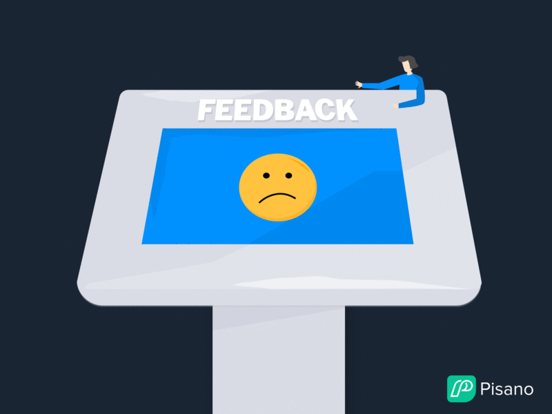 Customer Experience - Pisano Kiosk branding character customer drawing feedback feedback form illustration journey kiosk team