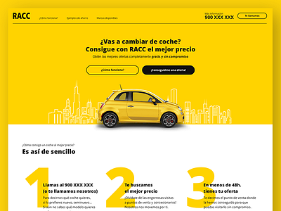 Car Selling Service Landing Page car client work copywriting landing page real work steps ui