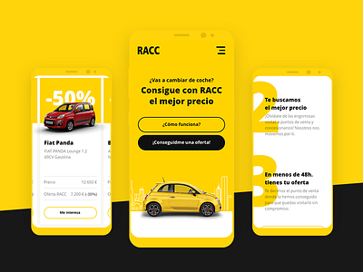 Car Selling Service Landing Page (Mobile breakpoint)
