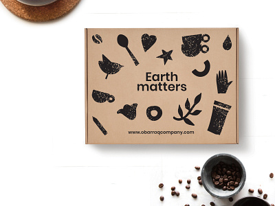 Earth Matters mailbox design mailbox mailer stamp