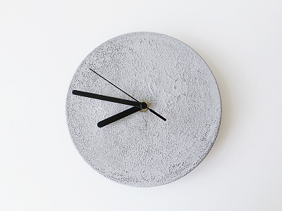 WOODSTONE Clock cement／home products／originality