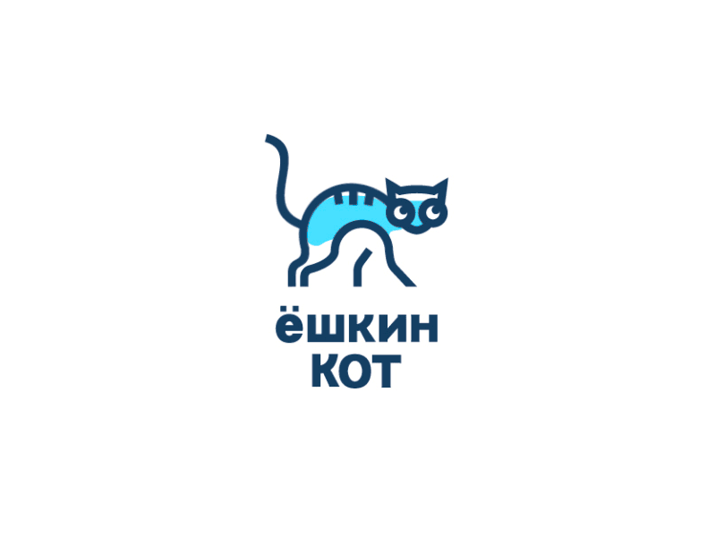 Yoshkin Cat animaiton animal logo
