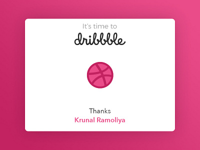 It's time to Dribbble!!! debut dribbble first shot
