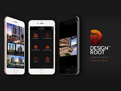 Degin Root android apps branding ios logo ui ux