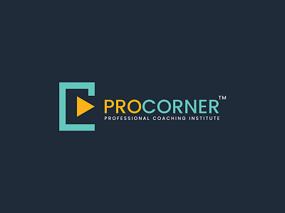 ProCorner- Professional coaching institute. android apps branding coaching creativity institute ios logo professional ui ux