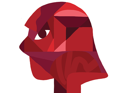 Profile character character design face geometric geometric art geometric design geometrical head illustration olliebrius profile