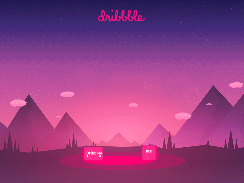 Hello Dribbble animation debut dribbble flat hello illustration invite ui ux