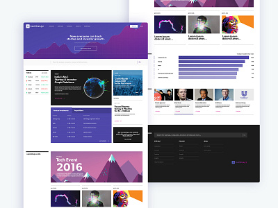 Landing Page - Nucleus42 analytics data design icons media news ui ux