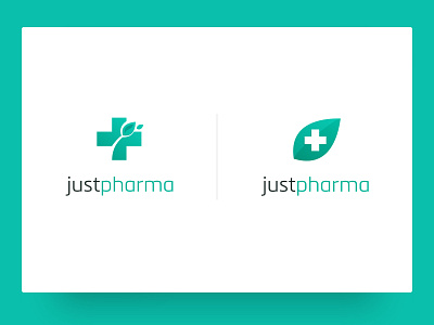 Logo - JustPharma branding design illustration logo pharmacy vector