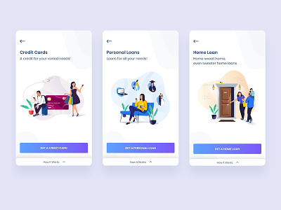 Financial Products - Rubique android design icons illustration ios ui ux