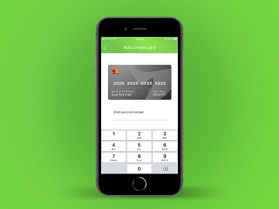 Add credit card creditcard dailyui002 iphone mobile app