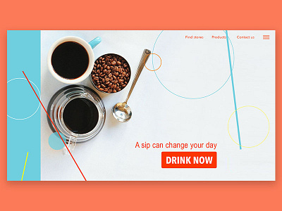 Warm Coffee 003 coffee dailyui dailyui003 web