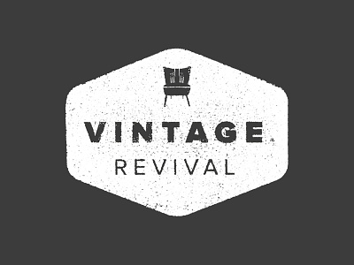 Vintage Revival branding furniture identity logo vintage