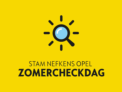 Zomercheckdag branding campaign identity logo opel