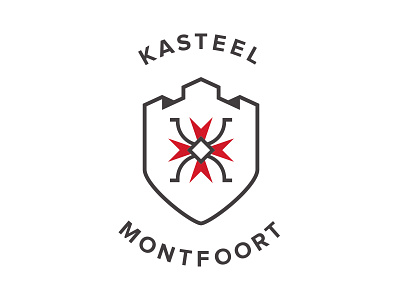 Kasteel Montfoort - Castle Montfoort branding castle identity logo montfoort shield